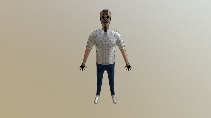 Trabalho 2 Modelagem de Personagem 3D Model
