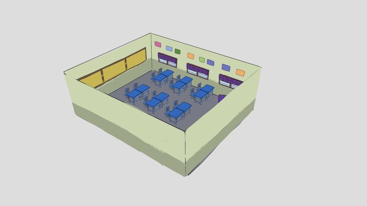 classroom 3D Model