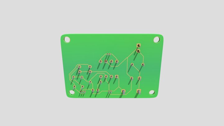 AuidoAmplifierCircuit 3D Model