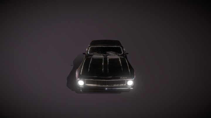 Chevrolet Camaro 1968 3D Model