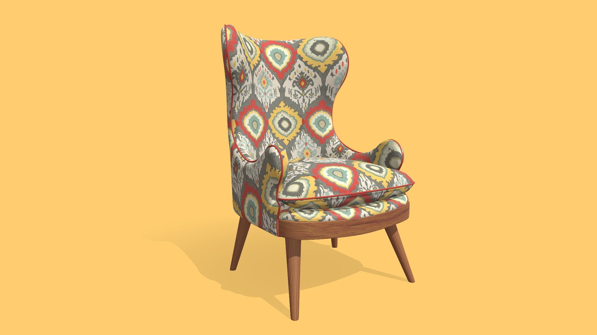 Lounge Chair - 3D Model By Monkxperience [9fe3f16] - Sketchfab