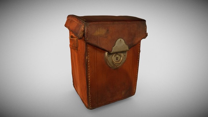 Leather Camera Case 3D Model