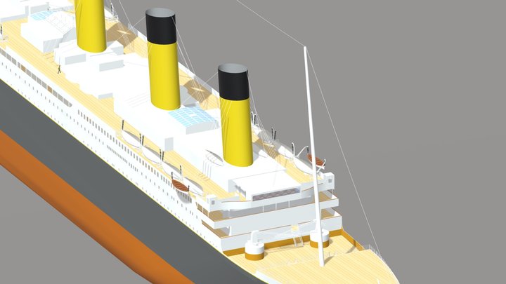 titanic 3D Model