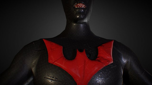 Zombie Batman Beyond 3D Model