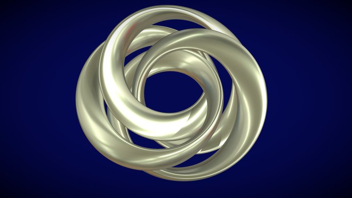 Loops-4-5 Pendant 3D Model