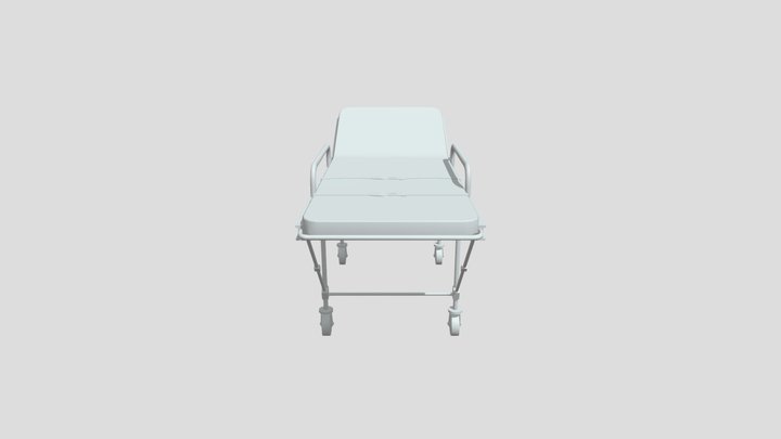 Ambulance Stretcher 2 3D Model