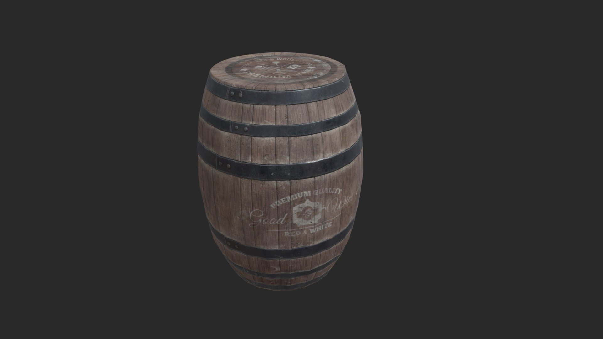The Barrel Low poly model - Download Free 3D model by koffka_bu ...