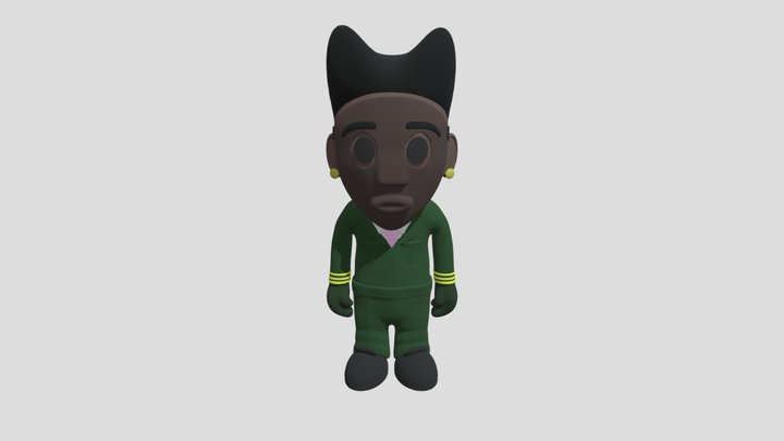 TYLER THE CREATOR CHROMAKOPIA CARTOON CHARACTER 3D Model