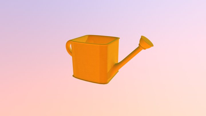 Oliver Judd High Poly Model - Watering Can 3D Model