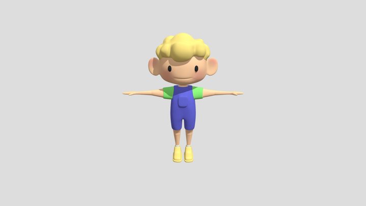 modelagem de personagem 3D Model
