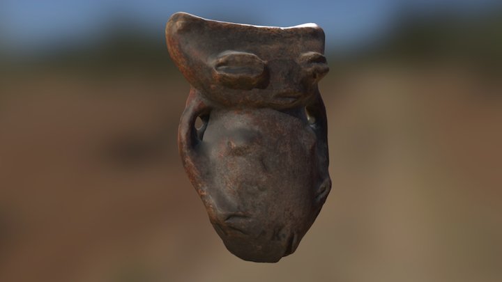 Pre-Columbian Amerindian figurine 3D Model