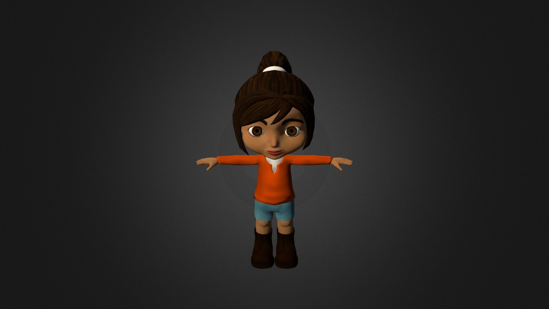 Girl - 3D model by akbac [9fe8290] - Sketchfab