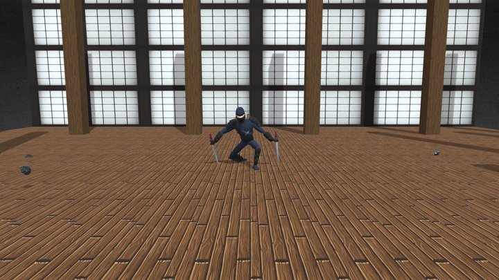 Ninja (Don't move the mouse) 3D Model