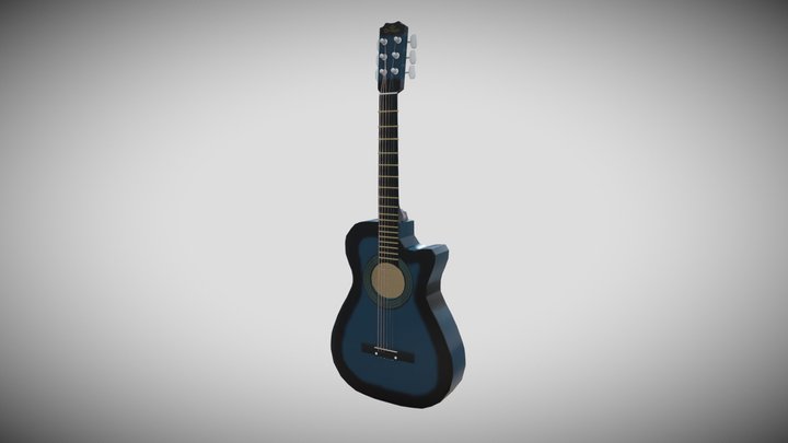 Guitar Omega FG 410 3D Model
