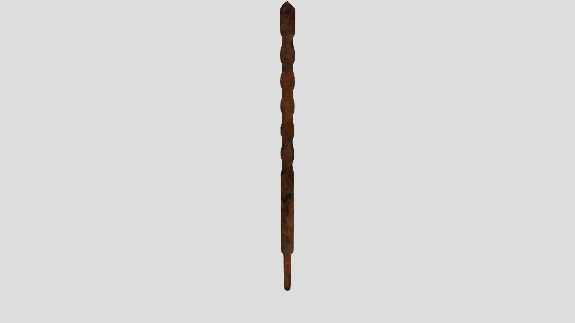 Old rusty sds drill bit