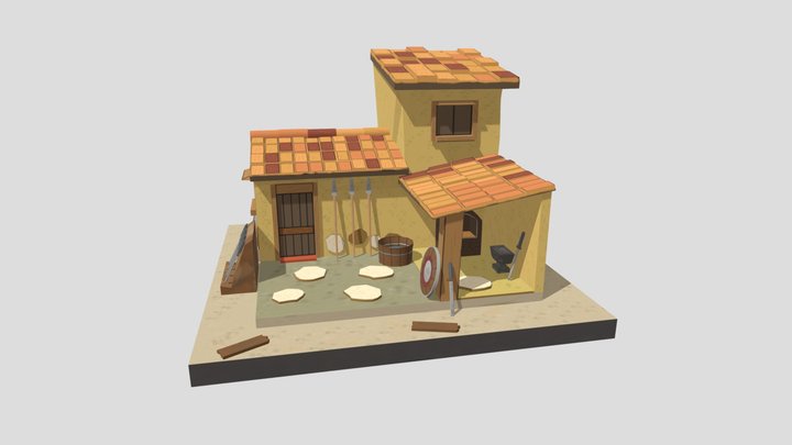 Waterschoot_Mathias - GameArt1 - Ancient greek 3D Model