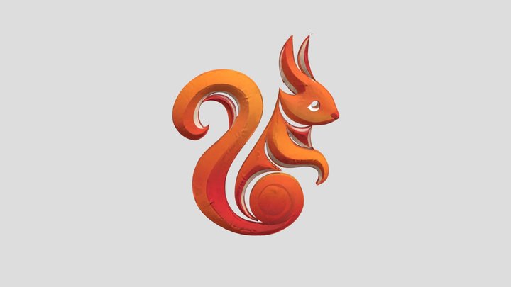 Auburn Whirl Squirrel 3D Model