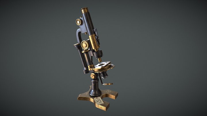 Polarizing Microscope 3D Model