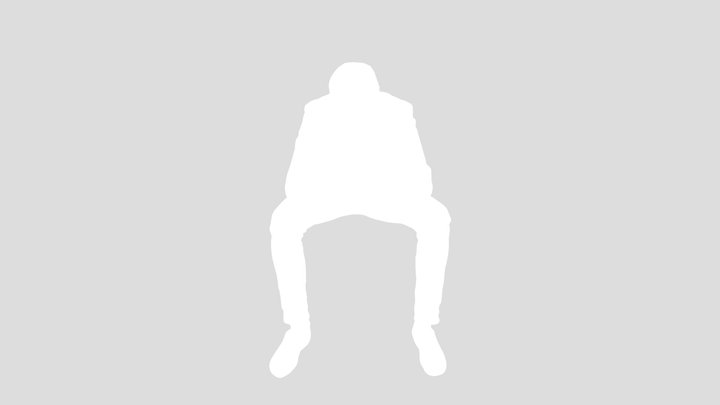 Guy Sits In Thought – Modelo 3D gratuito STL