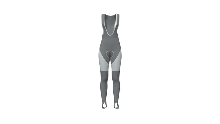 Women bib sportswear 3D Model