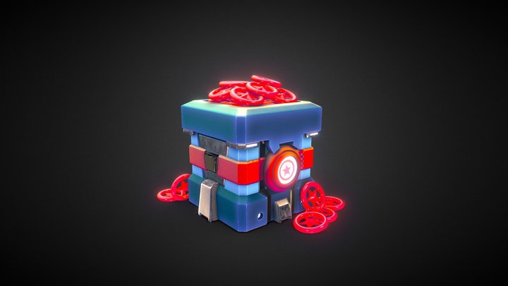 sonic lootbox 3D Model