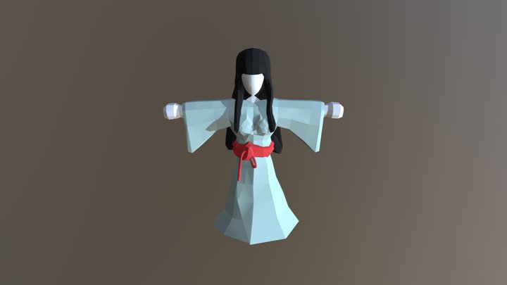 Yuki Onna - Japanese creature 3D Model
