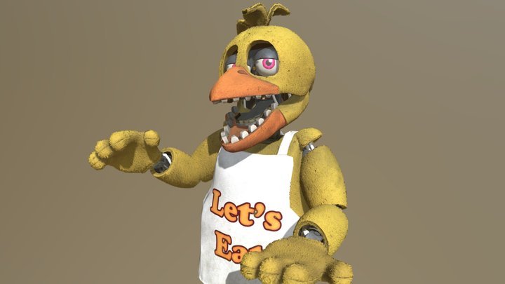 Chica the Chicken, 1983 - (FNAF Rewritten 87) – Modèle 3D gratuit STL