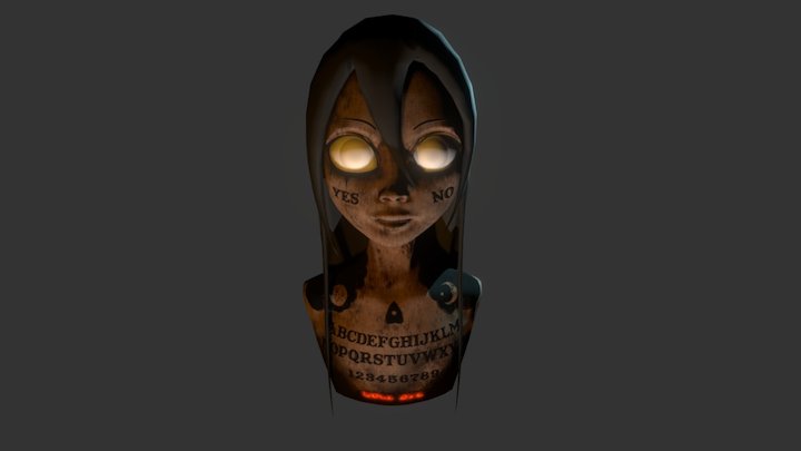 Ouija Girl 3D Model