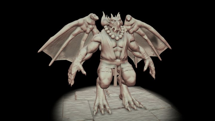 Garr_BreathOfFire3_FanArt 3D Model
