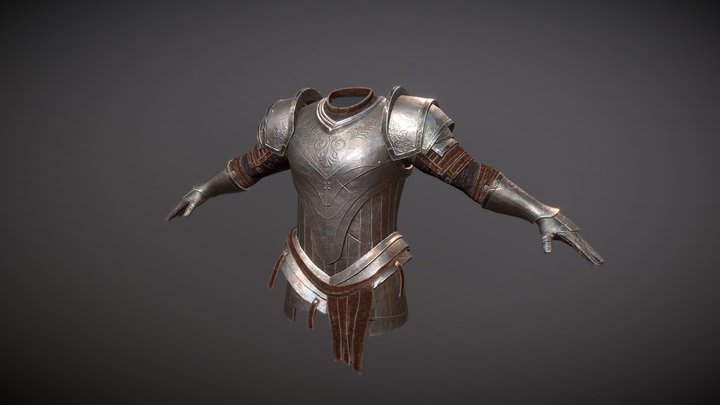 Plate Armor 3D Model