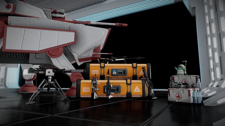 3D Scene 3D Model