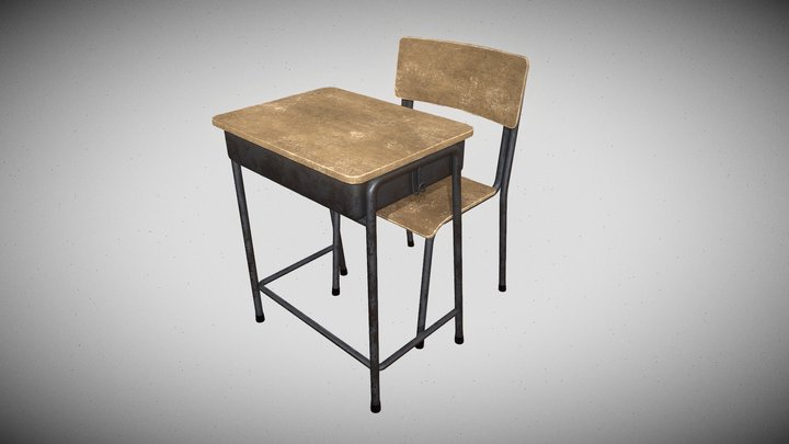 School Table and Chair (Basic Version)