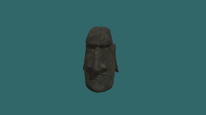 A Predroso Rocoso Moai 3D Model