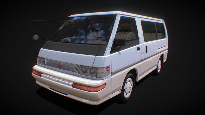 1990 Mitsubishi Delica Starwagon 3D Model