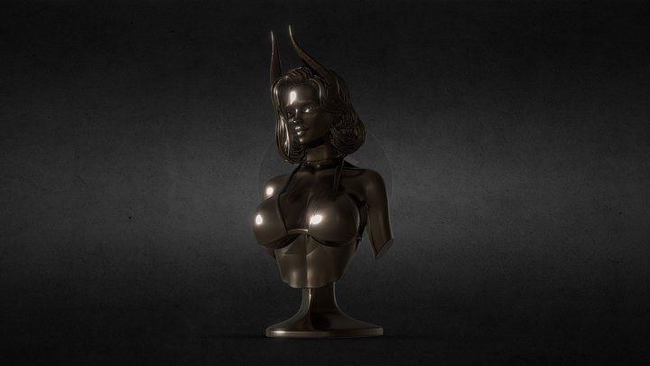 Lilith Bust 3D Model