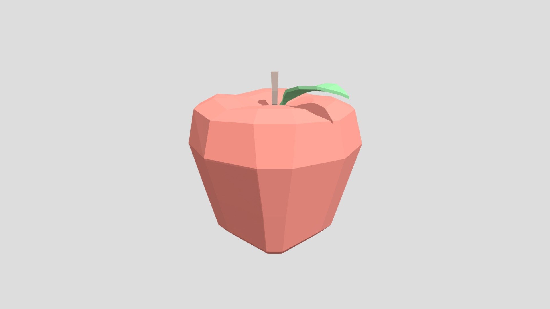 Apple - Low Poly - Download Free 3D model by calebcram [9ff256d ...