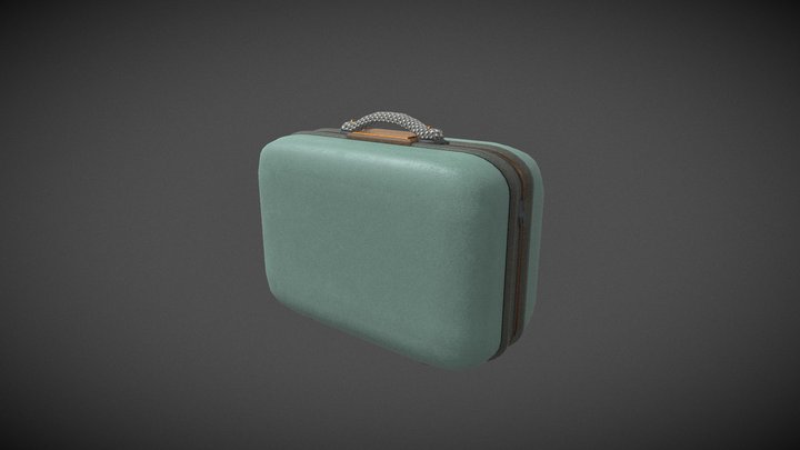 Hard-shell Travel Case 3D Model