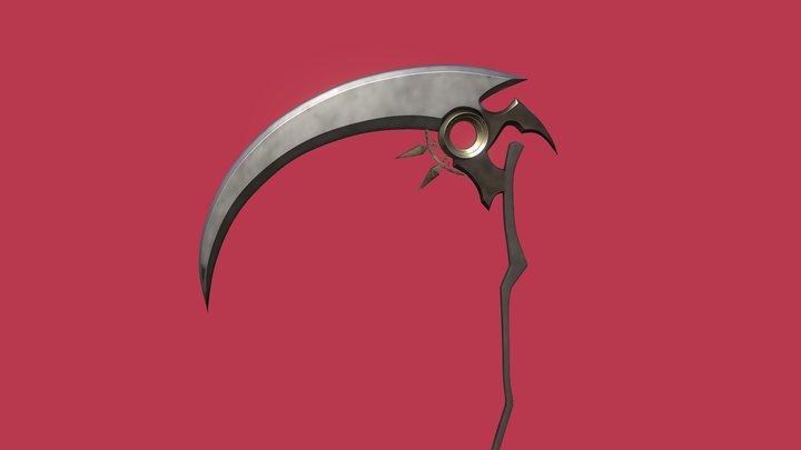 Mori Calliope's Scythe 3D Model