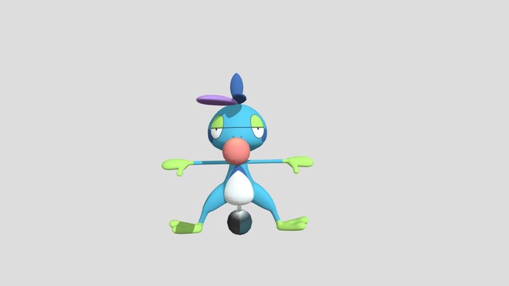 Nintendo Switch - Pokemon Sword Shield - 817 Dri 3D Model