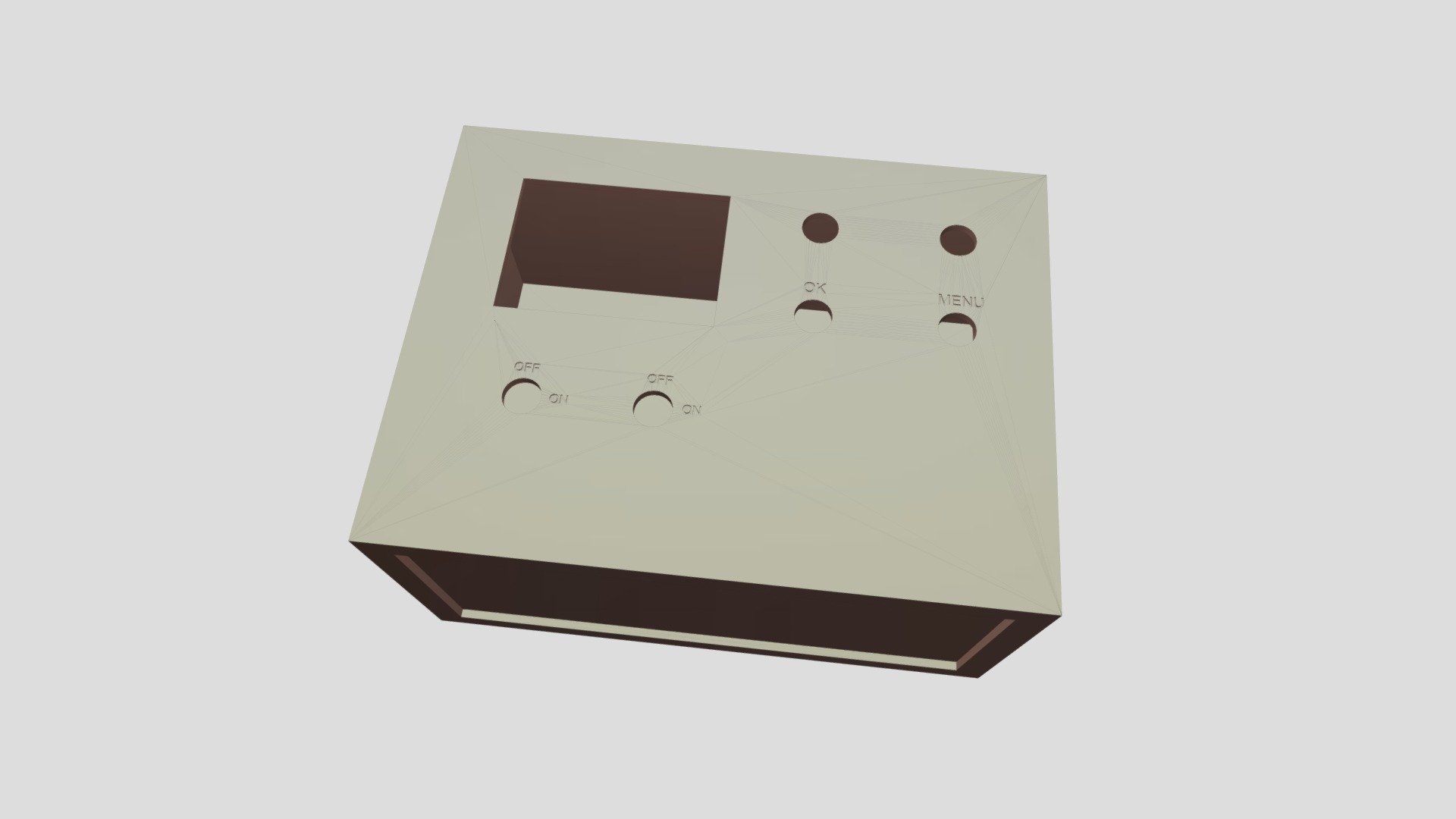 Pannello di controllo Plastic Line - 3D model by MTSystems [9ff41bf ...
