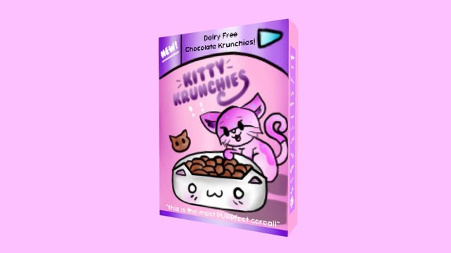 Kitty Krunchies ~ Cereal 3D Model