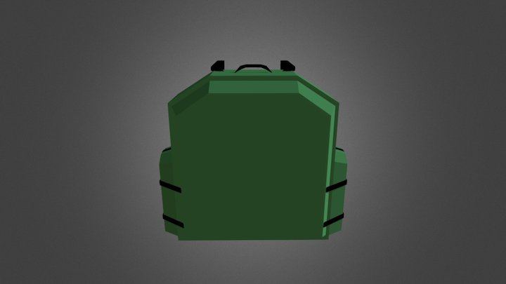 Military Backpack 3D Model