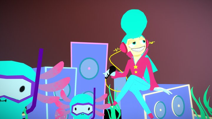 God Of Dance 3D Model