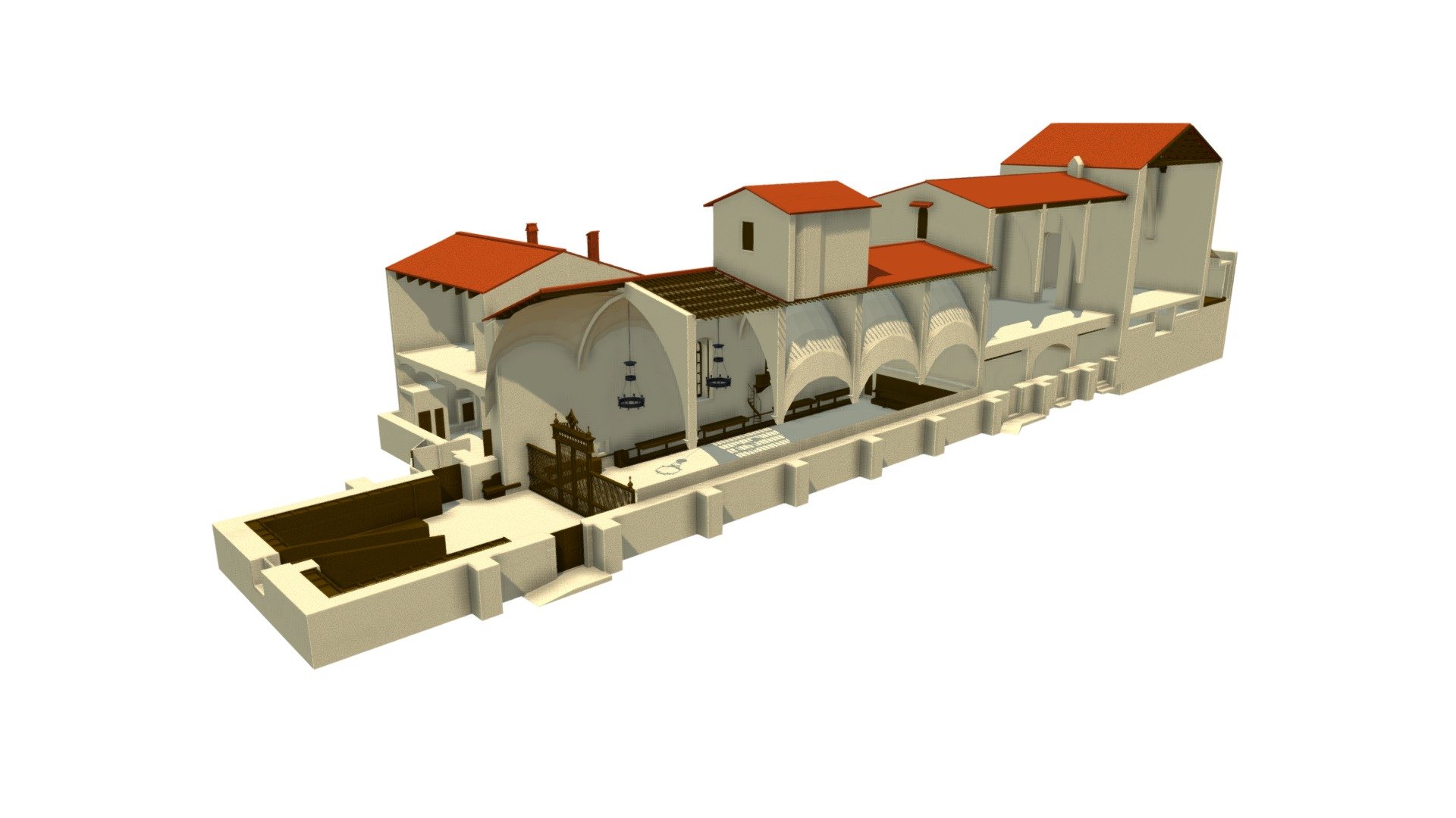 2D4 s.XX Monestir Pedralbes — Sketchfab embed 3D viewer