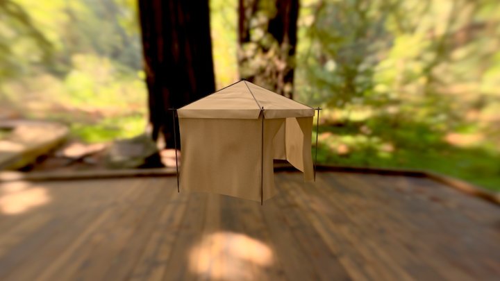 Medieval Tent 3D Model