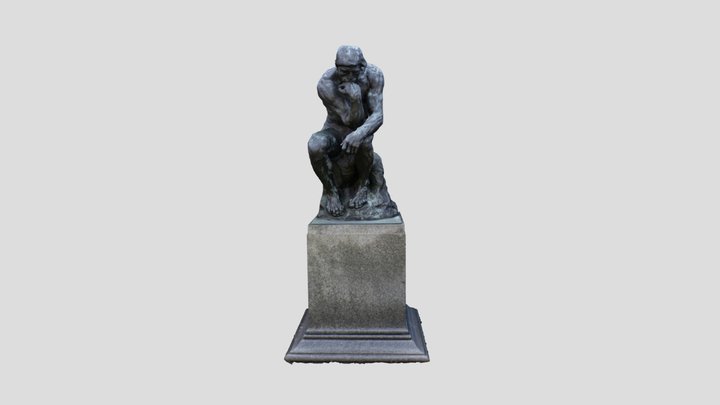 The Thinker 3D Model