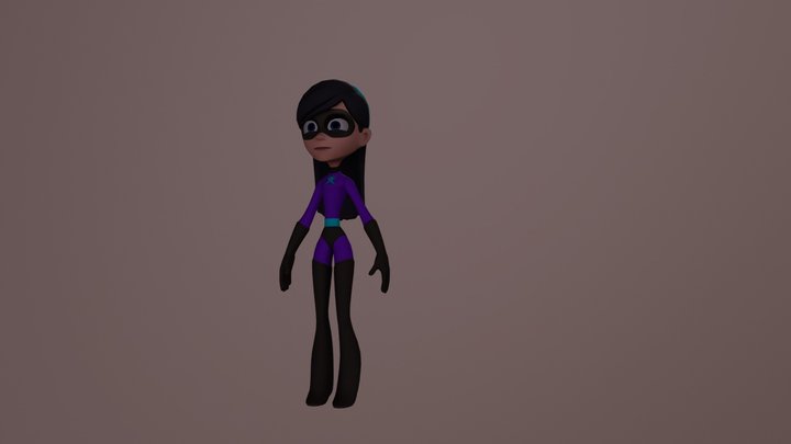 Violet Incredible 3D Model