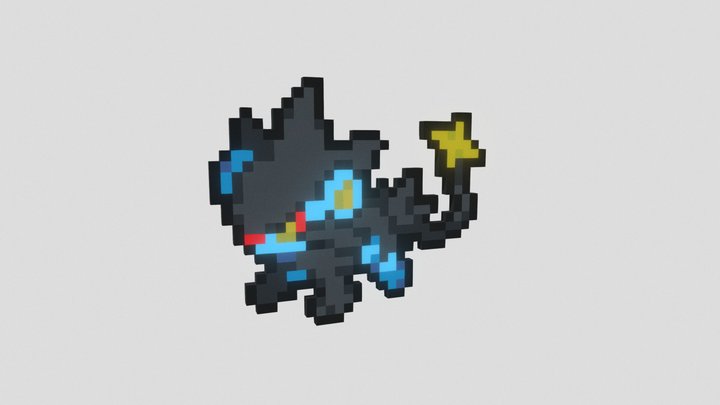 LuxioPixelArt 3D Model