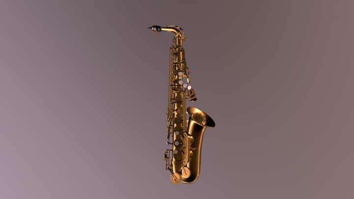 Saxophone 3D Model