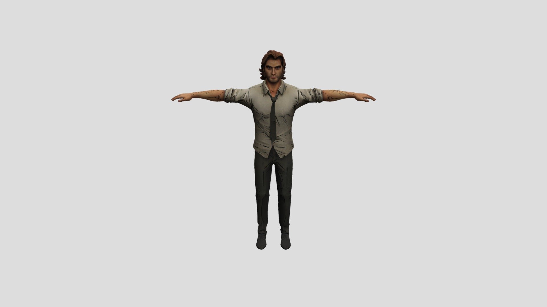 Bigby Wolf The Wolf Among Us Download Free 3d Model By Dreday5365 